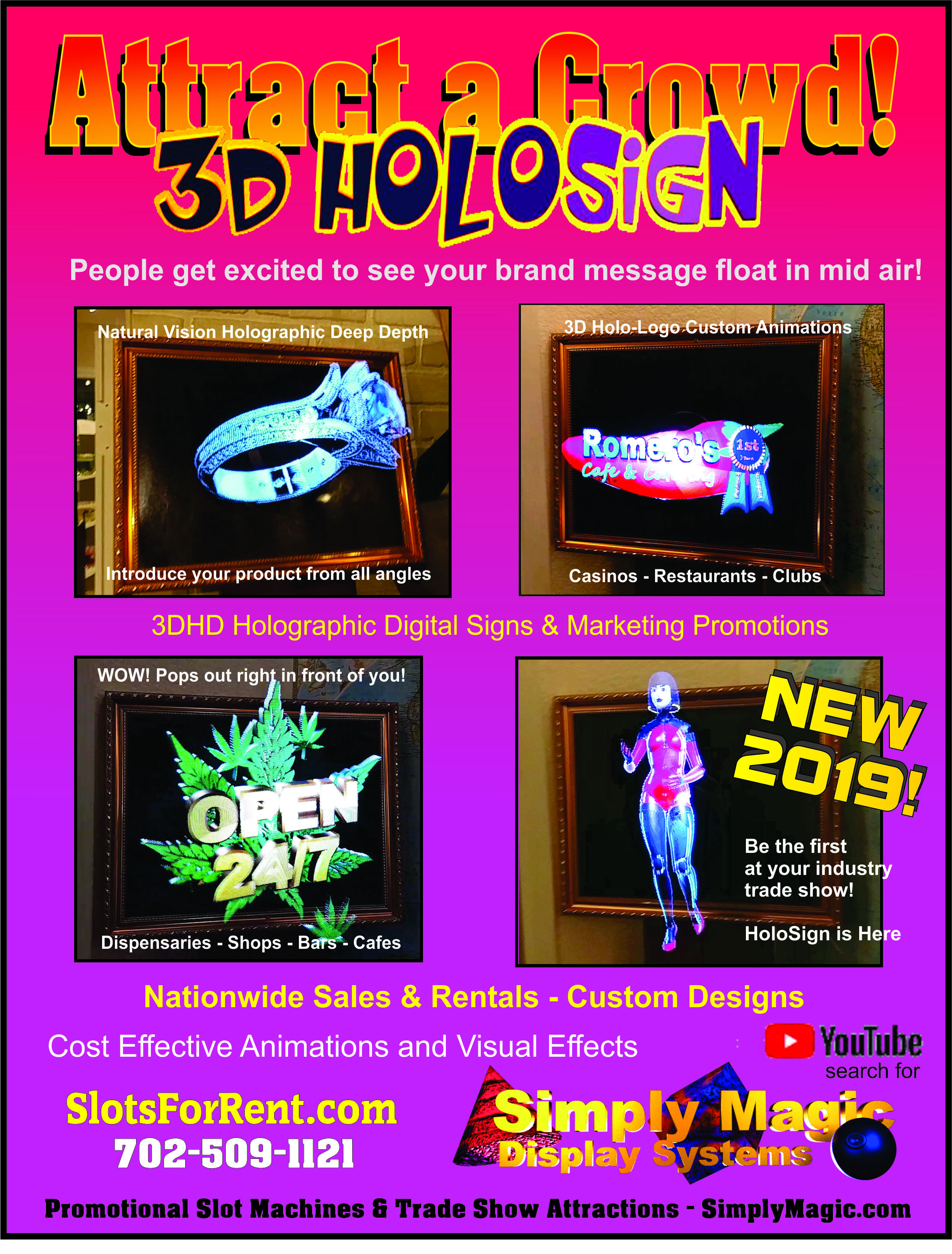 3D HoloSign Holographic Info Sheet